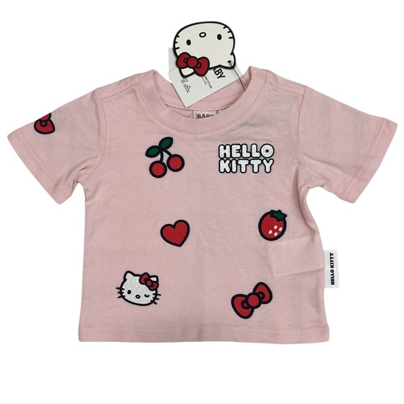 Cotton On Baby Sanrio Hello Kitty Short Sleeve T-Shirt - Size 0-3M - Picture 1 of 6